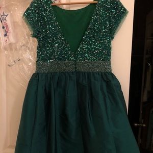 Adrianna Papell Green Formal Dress